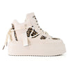 Pantofi Sport De Dama,Din Piele Ecologica,Cu Platforma,D1447,Bej cu Leopard