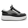 Pantofi sport de dama,din material textil,D1325,Negru