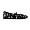 Balerini Casual De Dama,Din piele ecologica,BL503,Negru