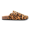 Papuci Casual De Dama,Din piele intoarsa ecologica,SA48,Leopard
