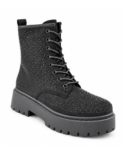 Ghete de dama,Din Piele Ecologica,cu interior imblanit,GD1137,Negru