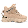 Pantofi sport de dama,Cu interior imblanit,D1457,Kaki