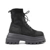 Ghete de dama,Din piele ecologica cu interior imblanit,GD1114,Negru