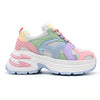 Pantofi Sport De Dama,cu insertii de plasa,D1387,Multuculori