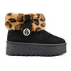 Cizme de dama,tip Ugg,Din piele ecologica intoarsa,imblanite,CD1053,Negru