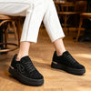 Pantofi Sport De Dama,Din Piele ecologica intoarsa,D1507,Negru