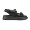 Sandale de dama,Cu platforma,Din Piele Ecologica,SA46,Negru