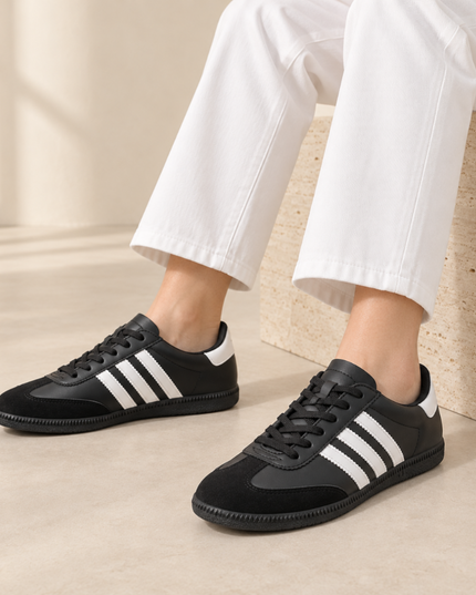Pantofi sport de dama,D1303,Din piele ecologica,Negru