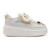 Pantofi sport De dama,cu insertii de plasa,Cu pietre,D1375,Beige