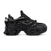 Pantofi Sport De Dama,Din piele Ecologica,Cu Insertii De Paiete,D1363,Negru