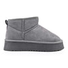 Cizme de dama,tip Ugg,Din piele naturala,imblanite,CD1035,Gri