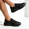 Pantofi sport de barbati, din material textil,B4076,Negru
