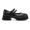 Pantofi casual de dama,Din piele ecologica,P1252, Negru
