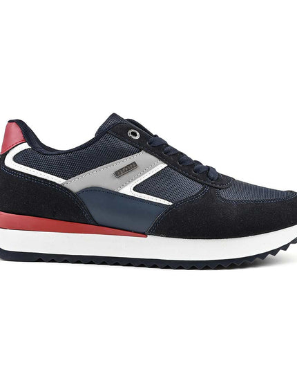 Pantofi sport de barbati cu insertii de plasa, B4000 - Albastru