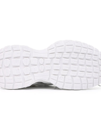 Pantofi Sport De Dama din Piele Ecologica Intoarsa, cu Strasuri, D1408 - Alb