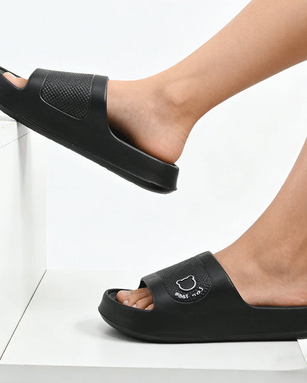 Papuci de Dama din spuma, PD1100 - Negru