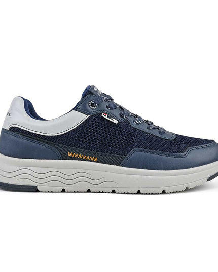 Pantofi sport de barbati din material textil, B4075 - Albastru