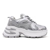 Pantofi Sport De Dama,cu insertii de plasa,D1387,Gri