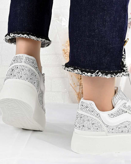 Pantofi Sport De Dama din Piele ecologica, D1479 - Negru
