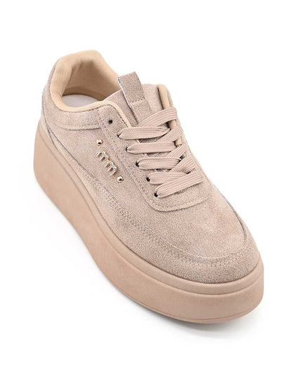 Pantofi Sport De Dama,Din Piele ecologica intoarsa,D1509,Kaki