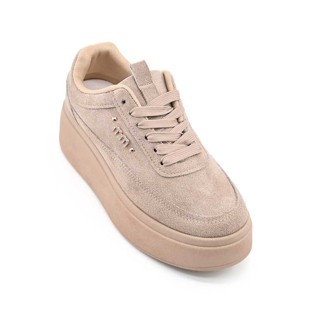 Pantofi Sport De Dama,Din Piele ecologica intoarsa,D1509,Kaki