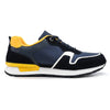 Pantofi sport de barbati,Cu insertii de plasa,B4002,Albastru inchis