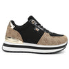 Pantofi sport De dama,cu insertii de plasa,1266,Negru