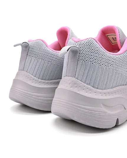 Pantofi sport De dama din material Textil - D1398.Gri