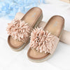 Papuci Casual De Dama,Din piele intoarsa ecologica,PD1090,Roz