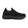 Pantofi sport De dama,Din material textil,Cu Strasuri,D1401,Negru