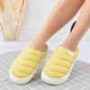 Papuci de casa Dama,Din Piele Ecologica,Cu Imblaniti,PD1060,Galben