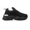 Pantofi Sport De Dama,Cu Material textil si Strasuri,D1441,Negru