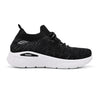 Pantofi sport De dama,Din material textil,D1403,Negru cu Alb