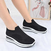 Pantofi Sport De Dama,Din material textil,D1492,Negru
