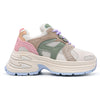 Pantofi Sport De Dama,cu insertii de plasa,D1387,Bej
