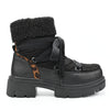 Ghete de dama,Din piele ecologica cu interior imblanit,GD1096,Negre