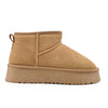 Cizme de dama,tip Ugg,Din piele naturala,imblanite,CD1035,Camel