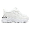 Pantofi sport de dama,Cu interior imblanit,D1453,Alb