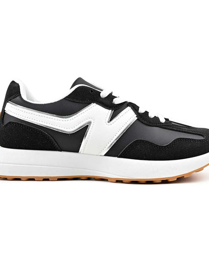 Pantofi sport de barbati din material textil - B4051.Negru