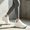 Pantofi sport de dama,0145,usori,din material textil,Alb