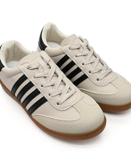 Pantofi sport de dama,D1303,Din piele ecologica,Bej