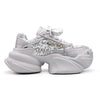 Pantofi sport De dama,Din material Textil Cu Strasuri,D1381,Silver