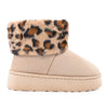 Cizme de dama,tip Ugg,Din piele ecologica intoarsa,imblanite,CD1054,Bej