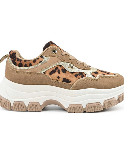 Pantofi Sport De Dama din Piele ecologica, D1499 - Leopard