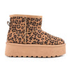 Cizme de dama,tip Ugg,Din Piele ecologica,imblanite,CD1041,Leopard