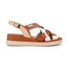 Sandale de dama,Cu platforma,Din Piele Ecologica,SA62,Camel