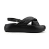 Sandale de dama,Din Piele Ecologica,SA21,Negru