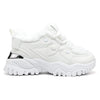 Pantofi sport de dama,Cu interior imblanit,D1339,Alb