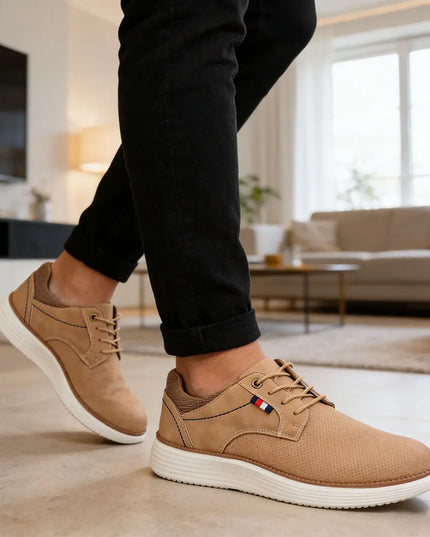 Pantofi casual de barbati,Din material denim,1299,Kaki OEM