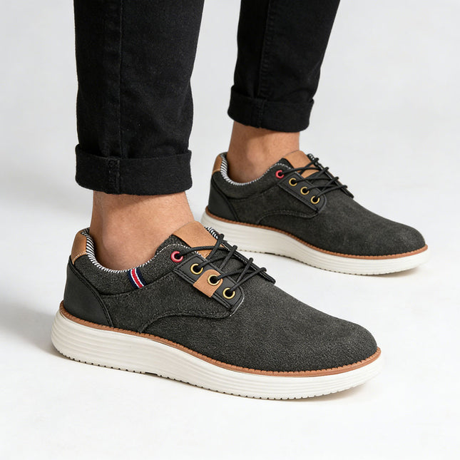 Pantofi casual de barbati,Din material denim,1298,Negru